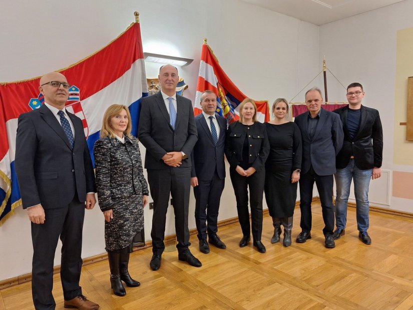 FOTO Za razvoj i popularizaciju znanosti potpora Varaždinske županije Sveučilištu Sjever, FOI-u i Geotehničkom fakultetu