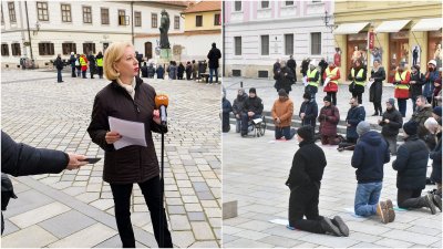 FOTO: Molitelji se opet okupili, Martinčević poručuje: Ovo je govor mržnje