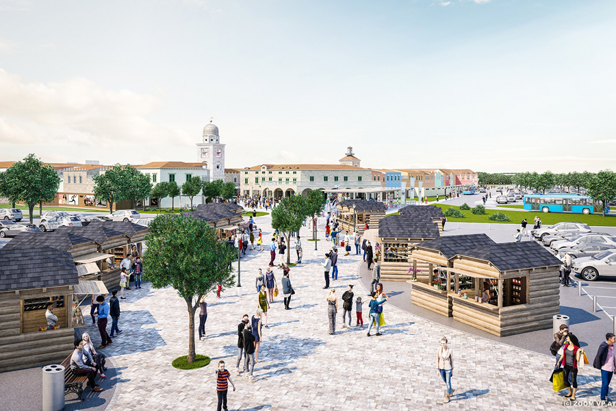 Designer Outlet Croatia render 3